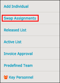 Swap Assignments