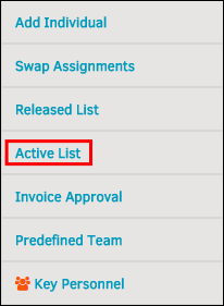 Active List