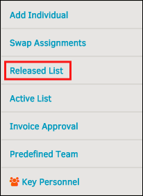 Released List