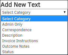 Select a Category