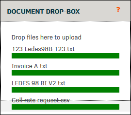 Selecting Files from the Document Drop-Box
