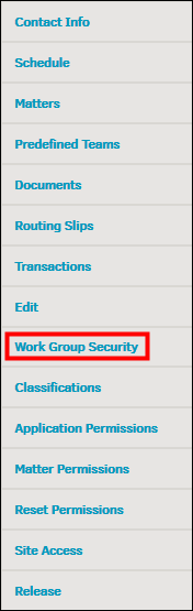 Work Group Security Link