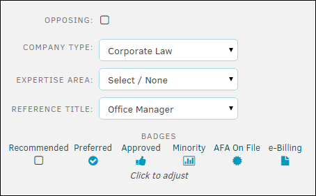 Edit Classifications