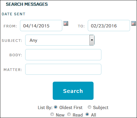 Searching Messages