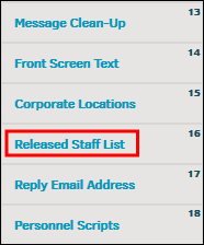 Released Staff List Link