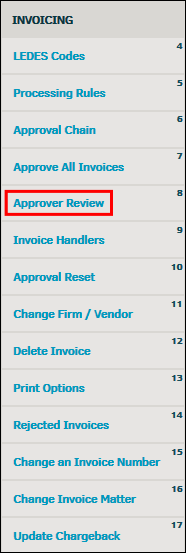 Approver Review Link