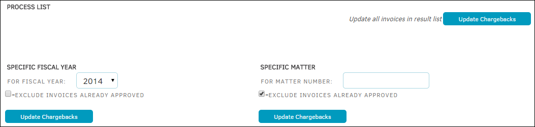 Update Chargebacks Options 