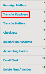 Transfer Employee Link