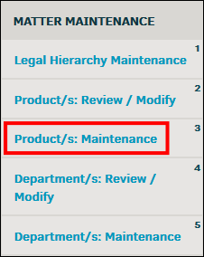 Product: Maintenance Link
