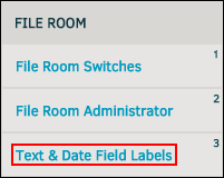 Text & Date Field Labels Link