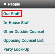 People: Our Staff