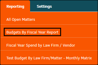 Budgets by Fiscal Year Link