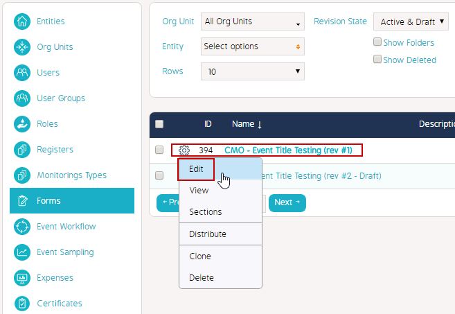 How to associate a Form to specific Org units and Entities - 3.jpg