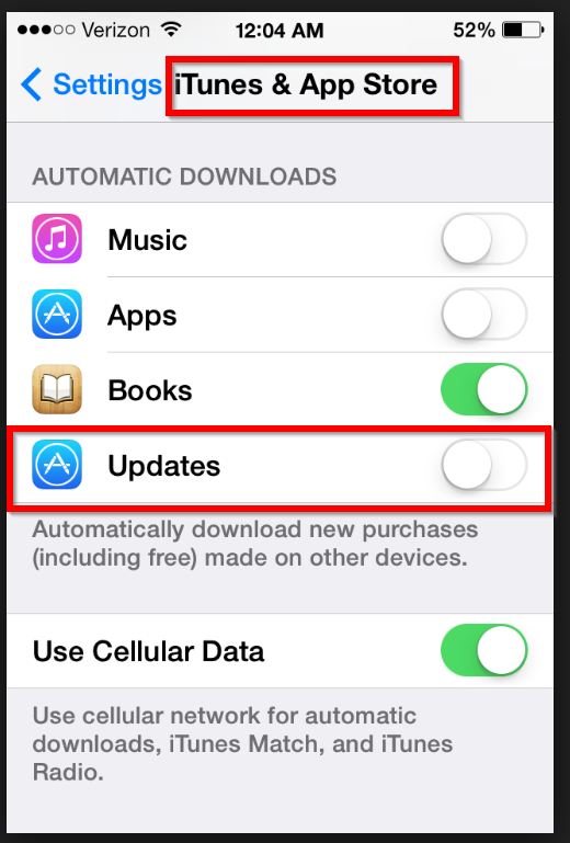How to turn off automatic App updates on iOS 04.png