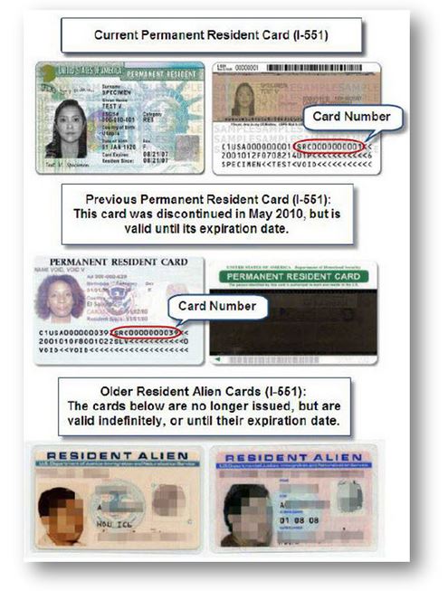 What Is Alien Registration Receipt Card I 551