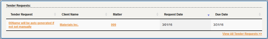 view tender requests