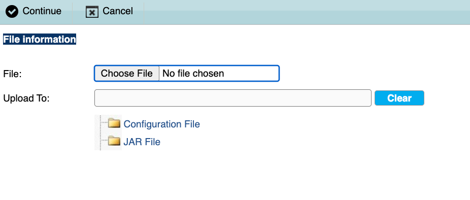 Rules engine administration in the preferences tab