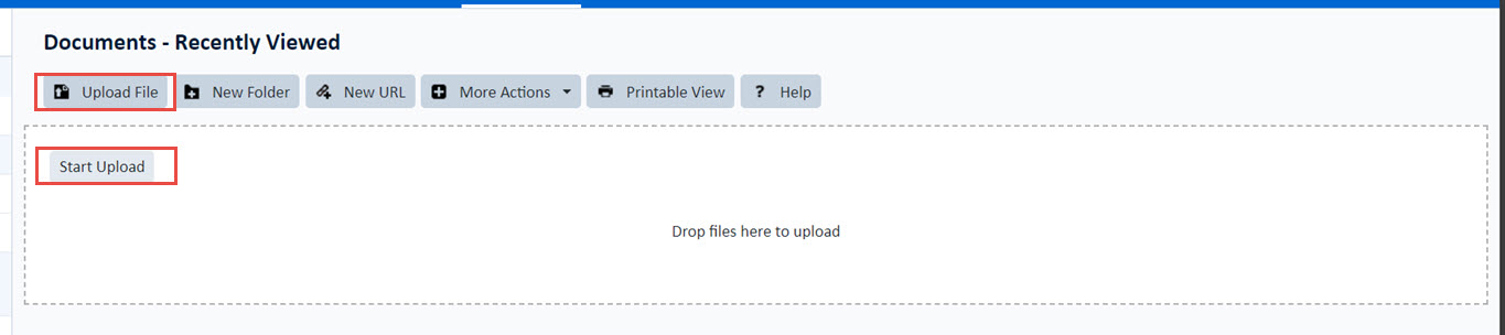 Started Upload 