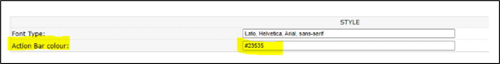 Customize Action Bar Colour