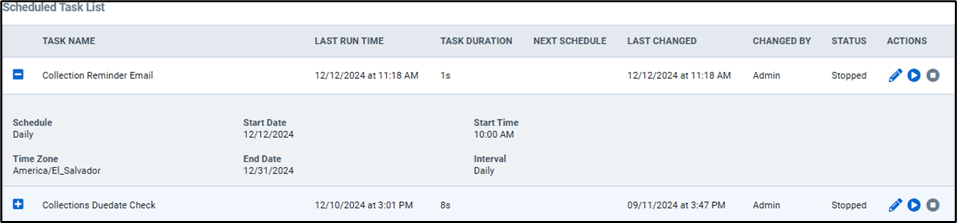 Scheduled Task (Tâches programmées)