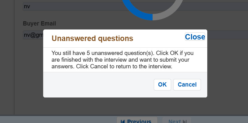 Popup Unanswers