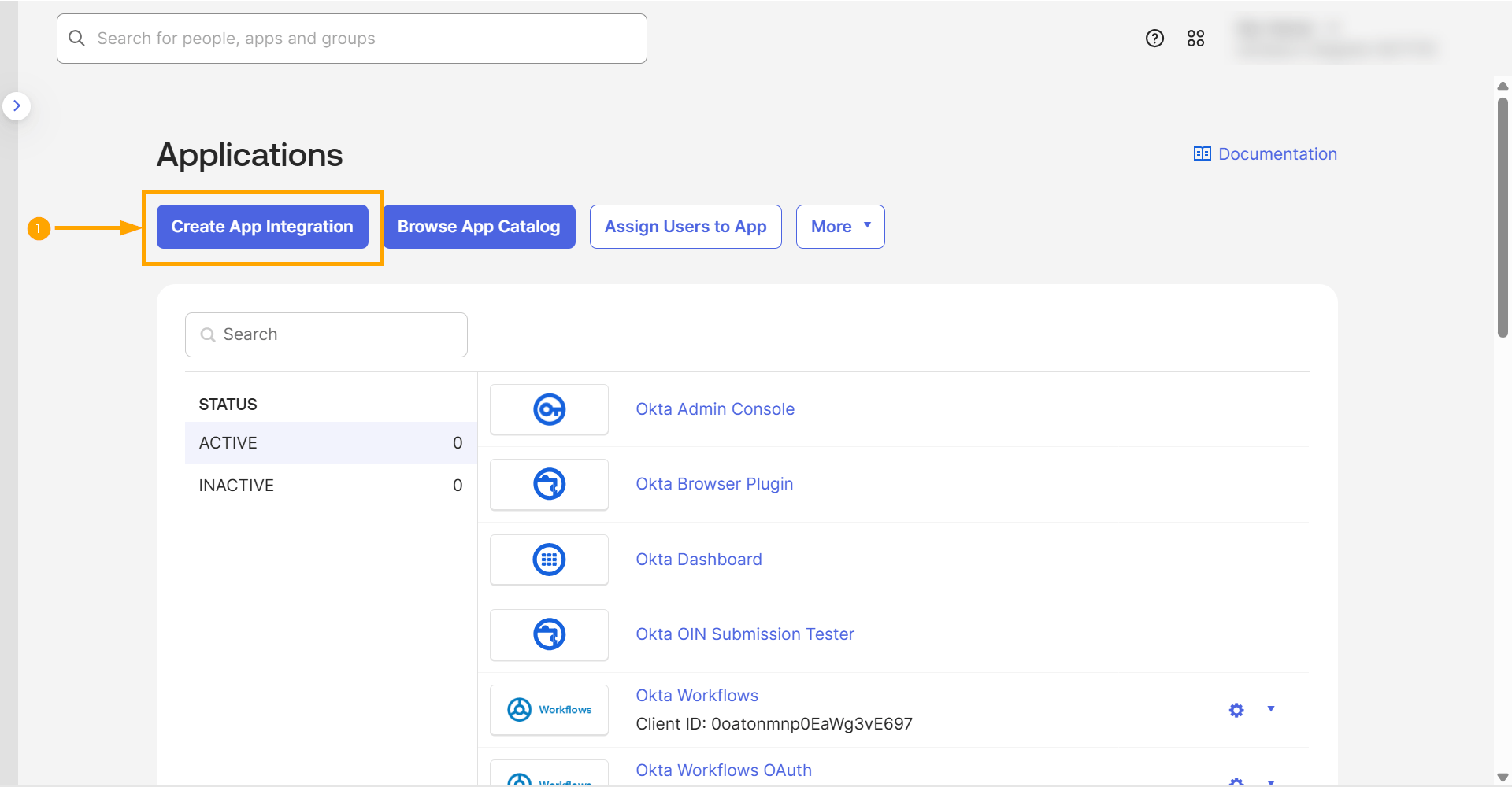 2 - Click Create App Integration and select SAML 2.0 as the sign-in method.gif
